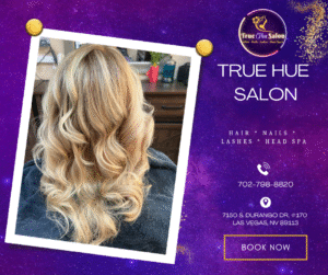 Relaxing Japanese head spa and eyelash extensions at True Hue Salon Las Vegas