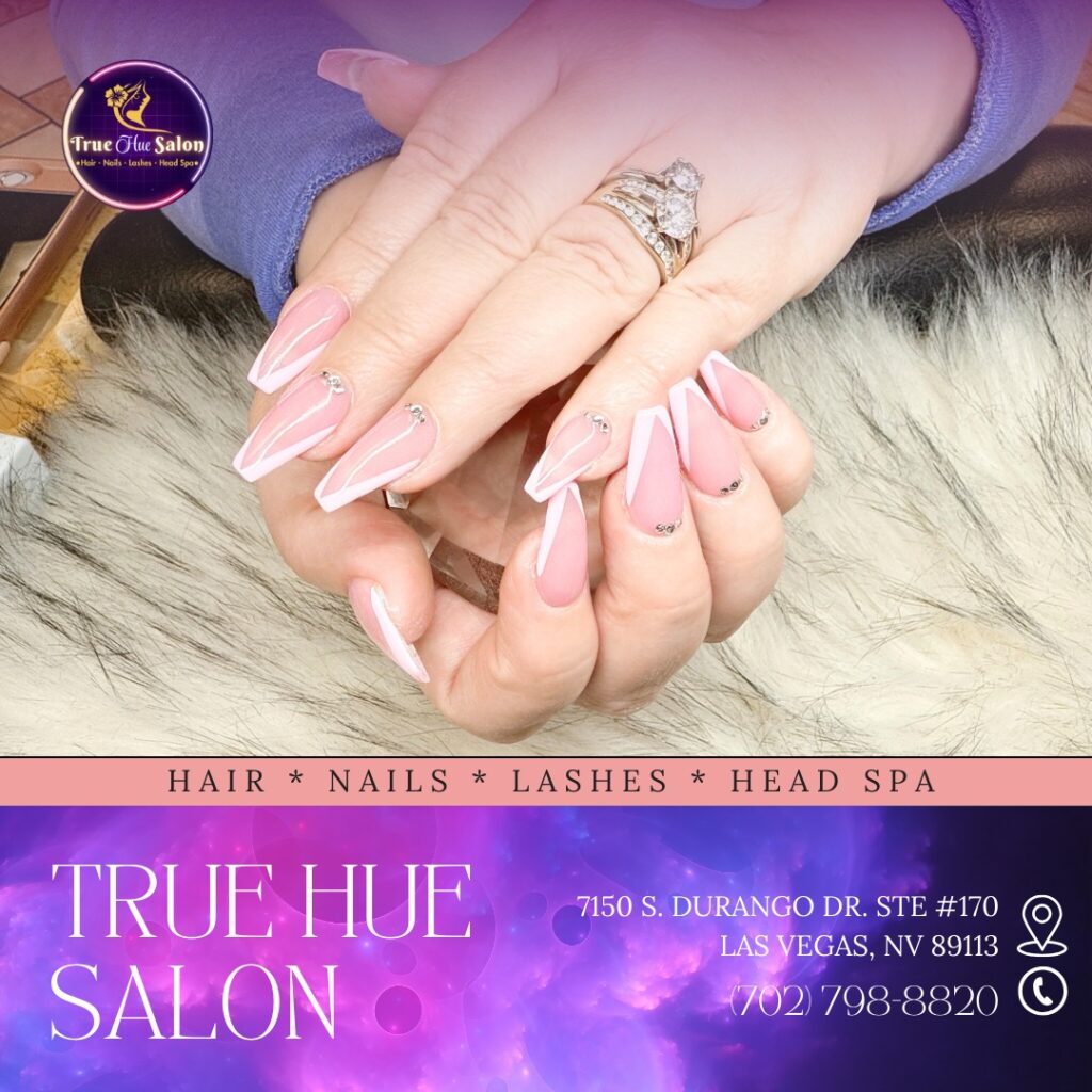 Latest manicure trends including metallic finishes and seasonal nail art at nail salon 89113